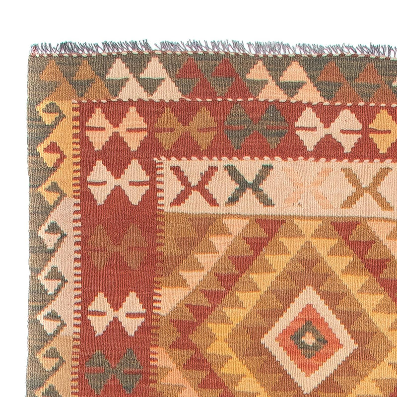 Tapis de couloir Tapis Kelim - Splash - 397 x 95 cm - multicolore