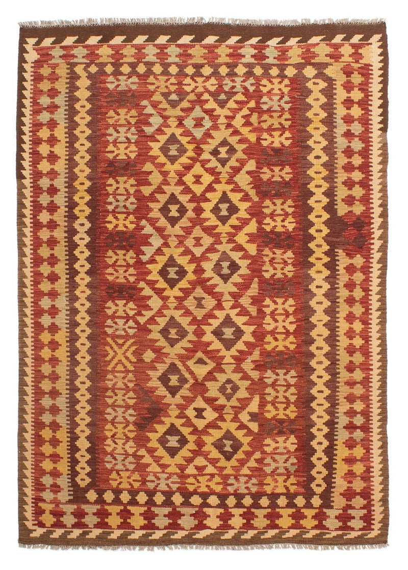 Tapis Kelim - Splash - 195 x 141 cm - multicolore