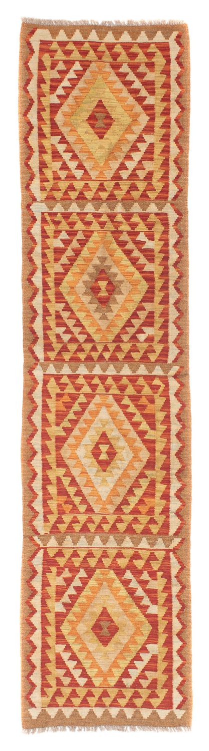 Tapis de couloir Tapis Kelim - Splash - 222 x 57 cm - multicolore
