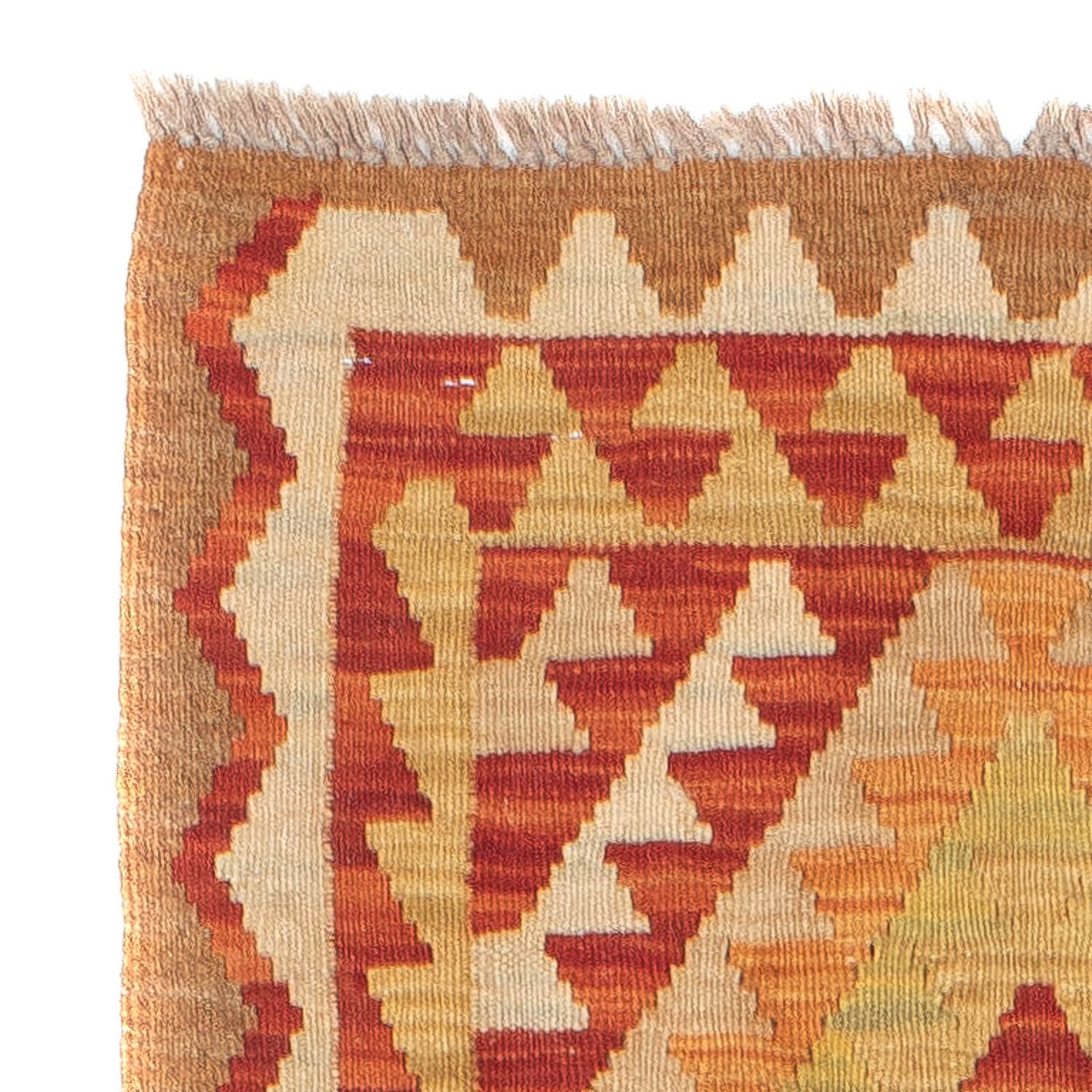 Tapis de couloir Tapis Kelim - Splash - 222 x 57 cm - multicolore