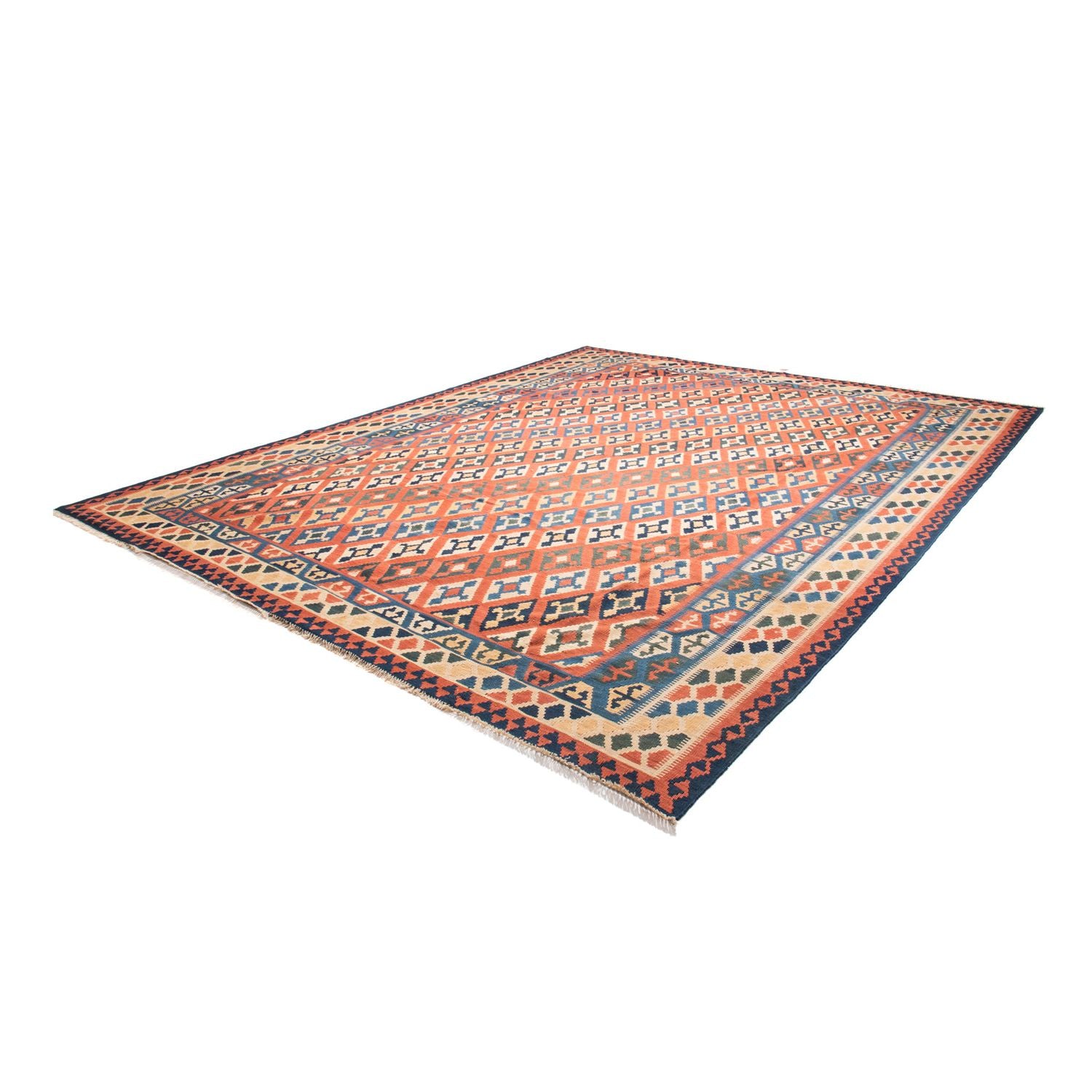 Tapis Kelim - Oriental - 388 x 308 cm - multicolore