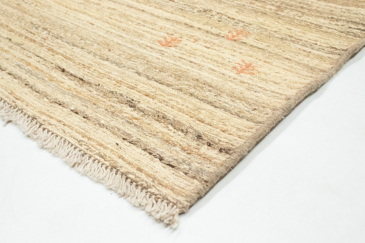 Tapis Gabbeh - Persan - 166 x 118 cm - beige