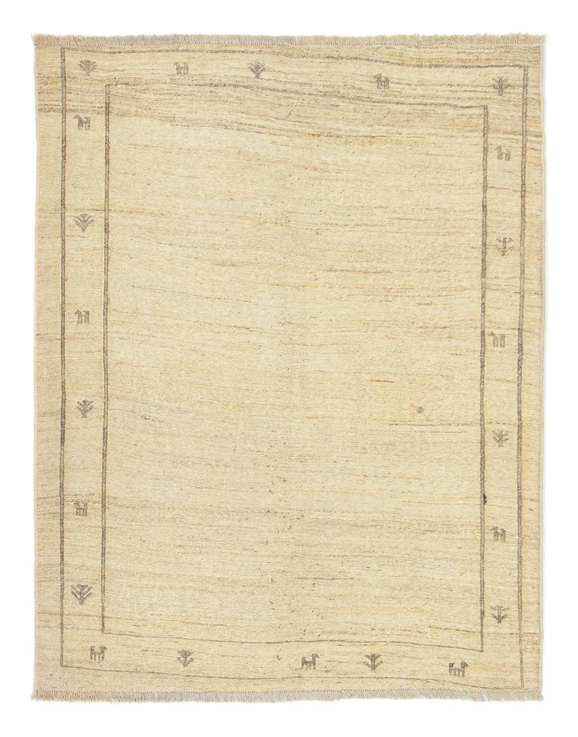 Tapis Gabbeh - Persan - 191 x 150 cm - beige