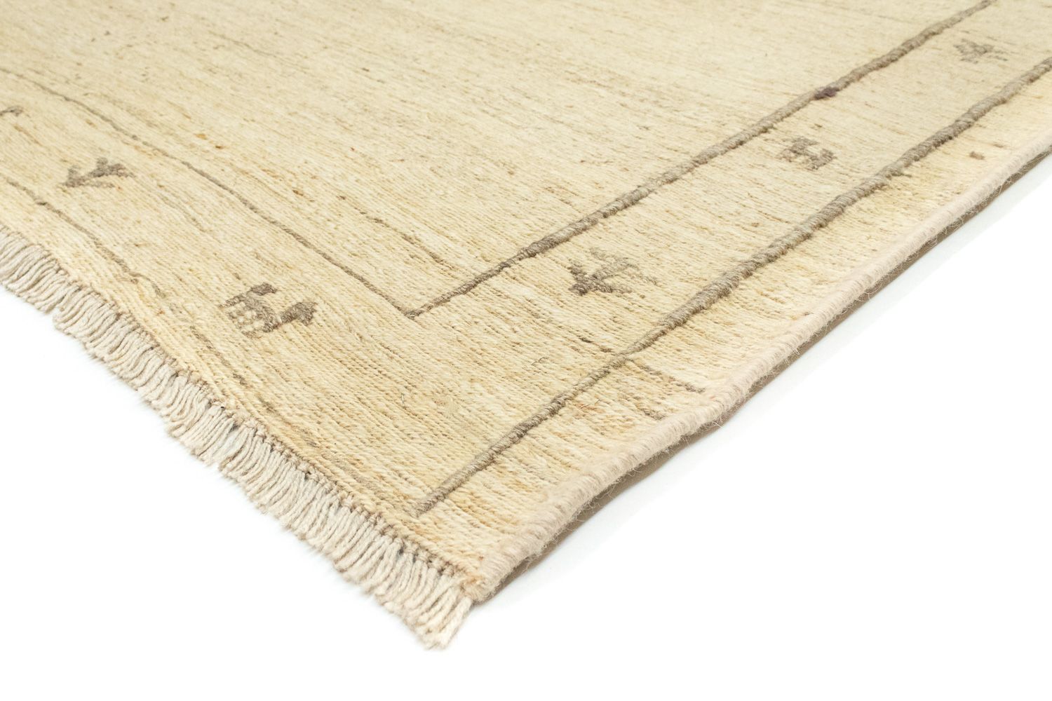 Tapis Gabbeh - Persan - 191 x 150 cm - beige