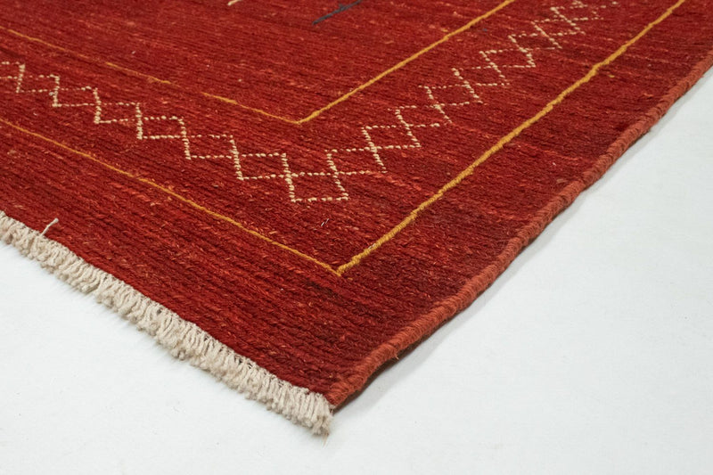 Tapis Gabbeh - Persan - 178 x 118 cm - rouge