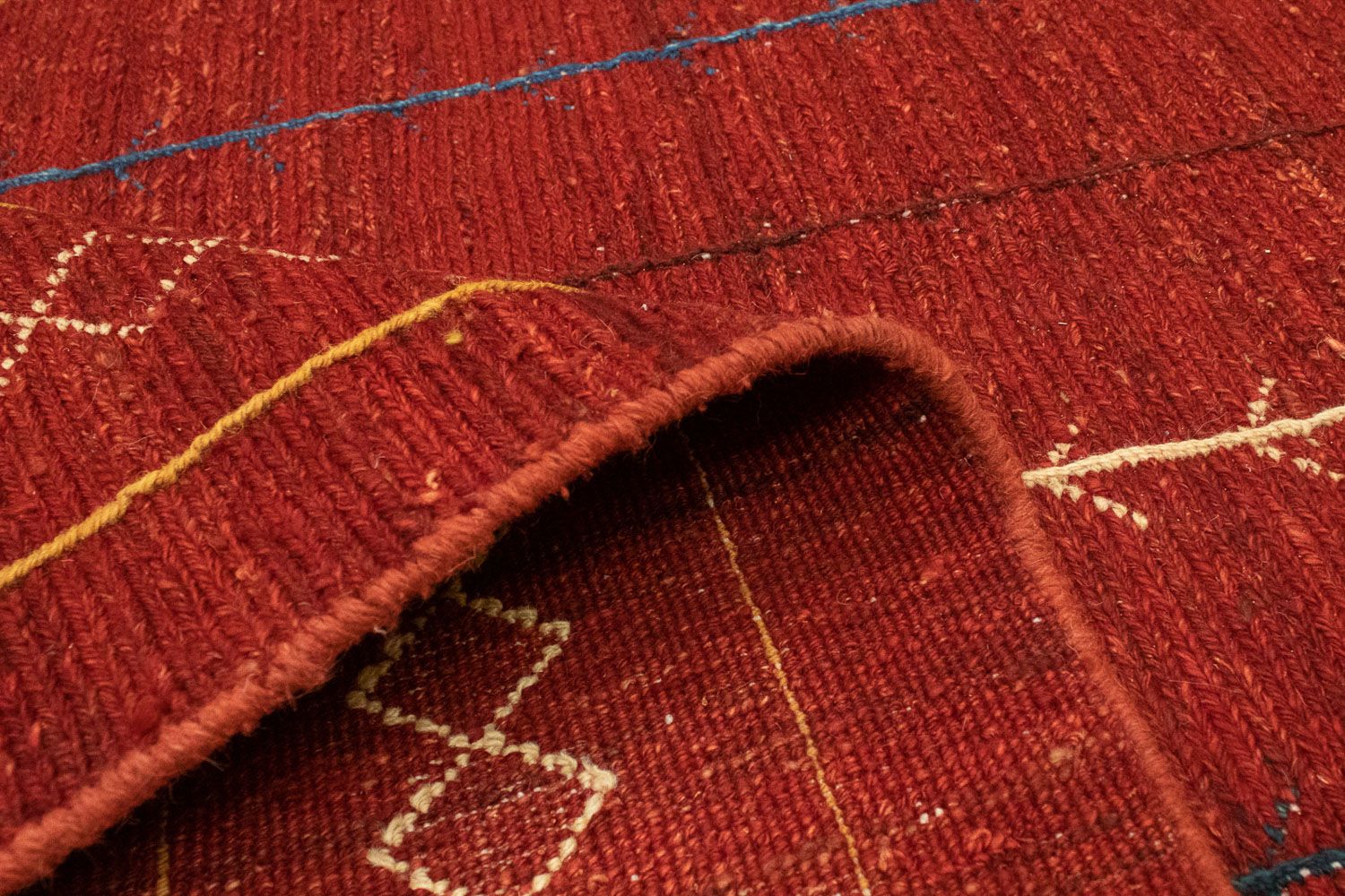 Tapis Gabbeh - Persan - 178 x 118 cm - rouge