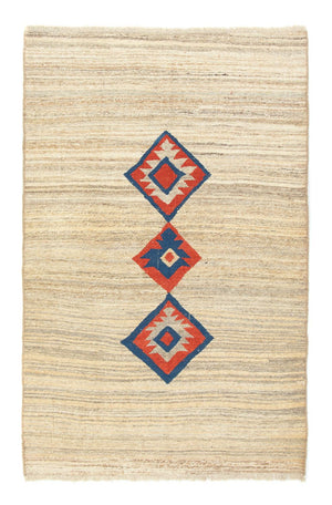 Tapis Gabbeh - Persan - 193 x 121 cm - beige