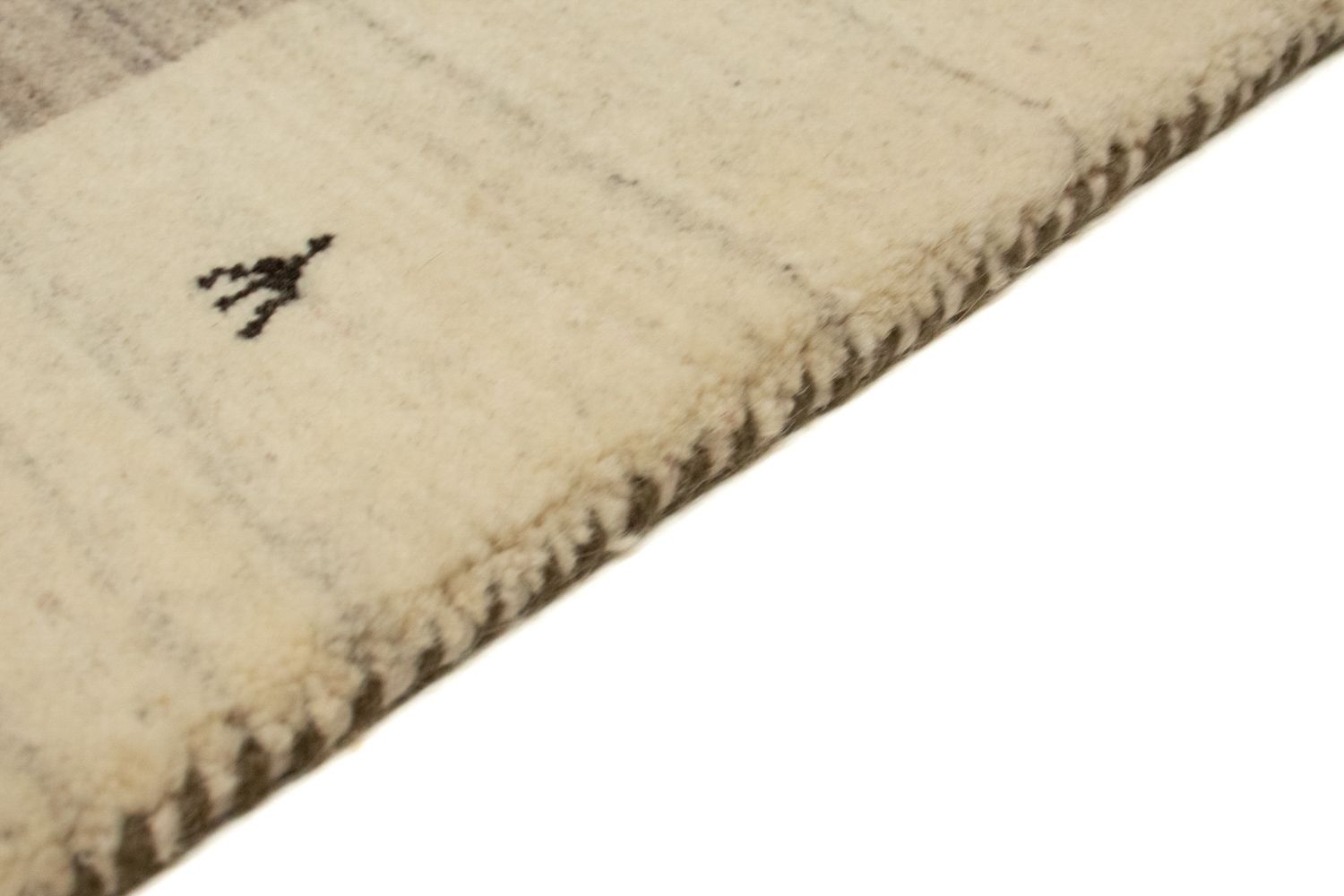 Tapis Gabbeh - Loribaft Persan - 160 x 90 cm - beige