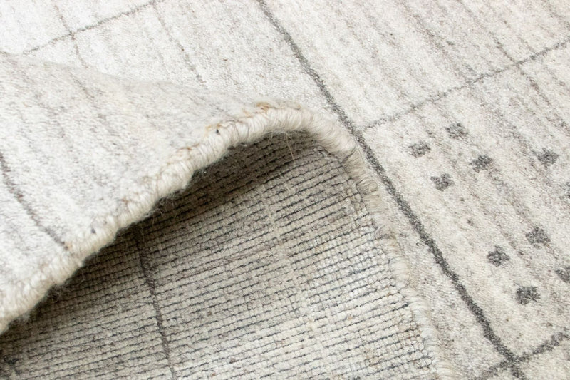 Tapis vintage - 140 x 70 cm - argent