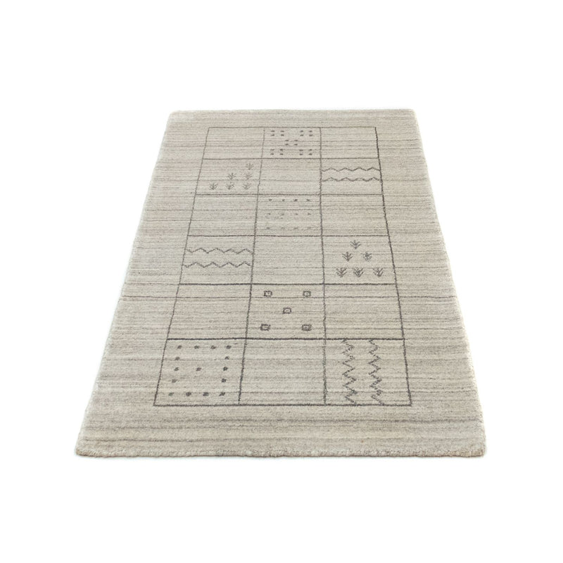 Tapis vintage - 140 x 70 cm - argent