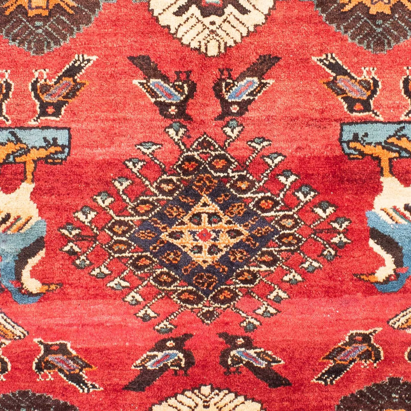 Tapis persan - Nomadic - 168 x 112 cm - rouge foncé