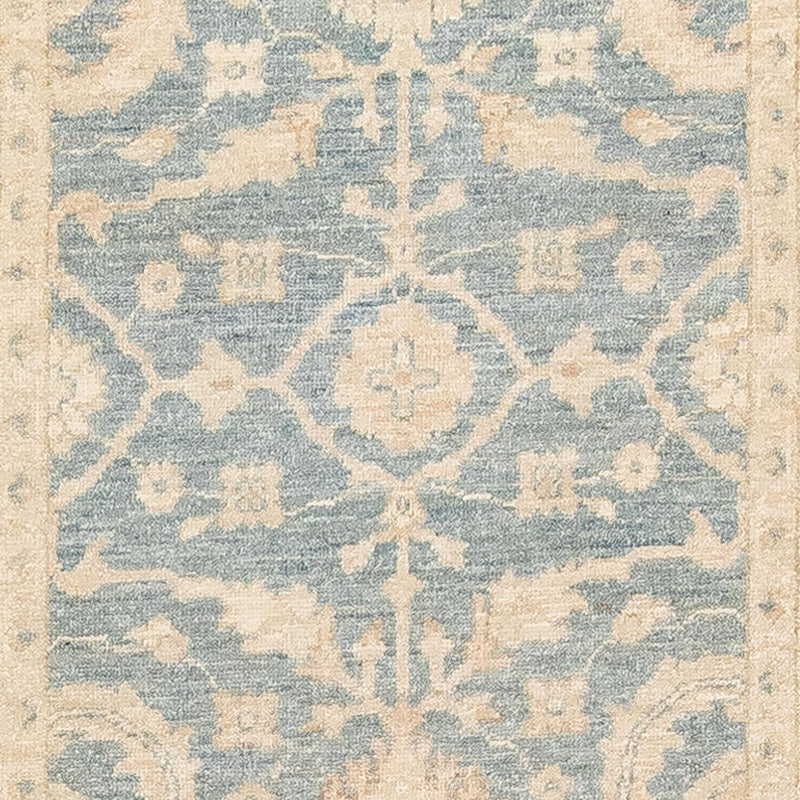 Tapis de couloir Tapis Ziegler - 300 x 80 cm - bleu clair