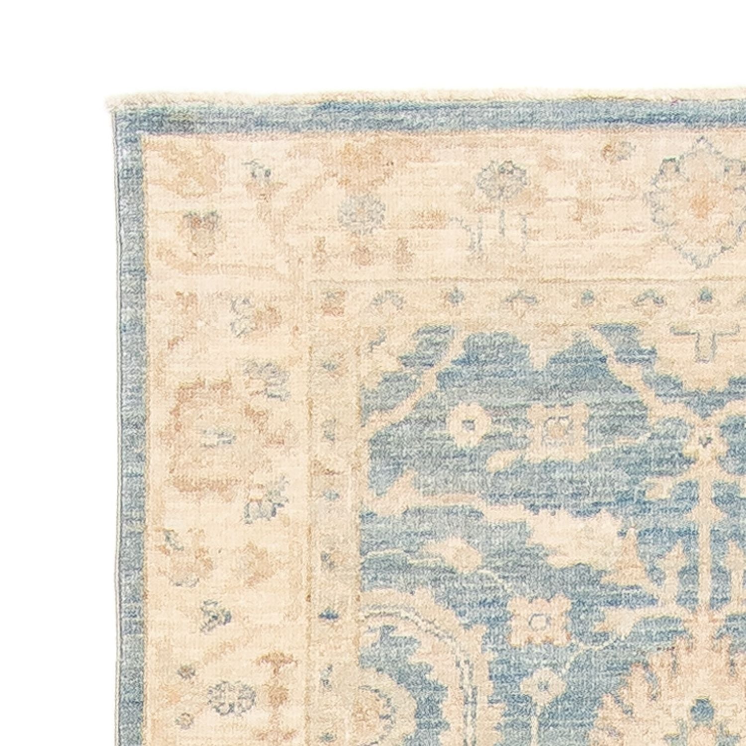 Tapis de couloir Tapis Ziegler - 300 x 80 cm - bleu clair