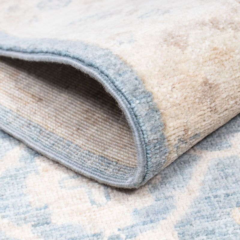 Tapis de couloir Tapis Ziegler - 300 x 80 cm - bleu clair