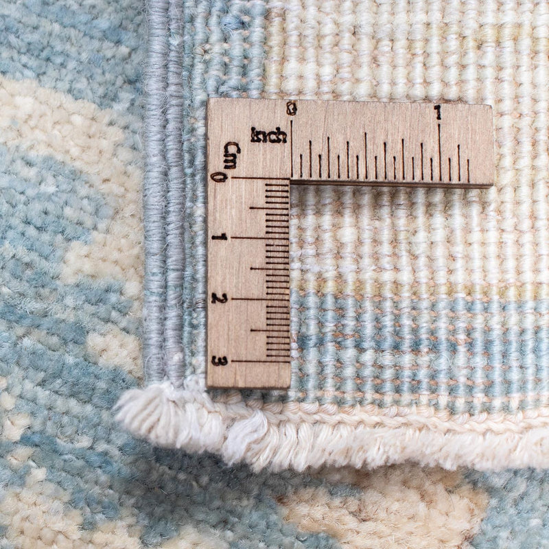 Tapis de couloir Tapis Ziegler - 300 x 80 cm - bleu clair
