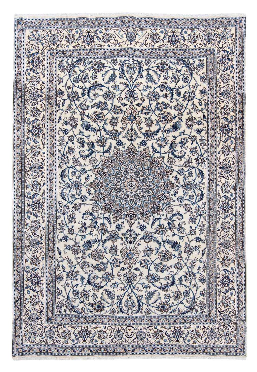 Tapis persan - Nain - 291 x 199 cm - beige