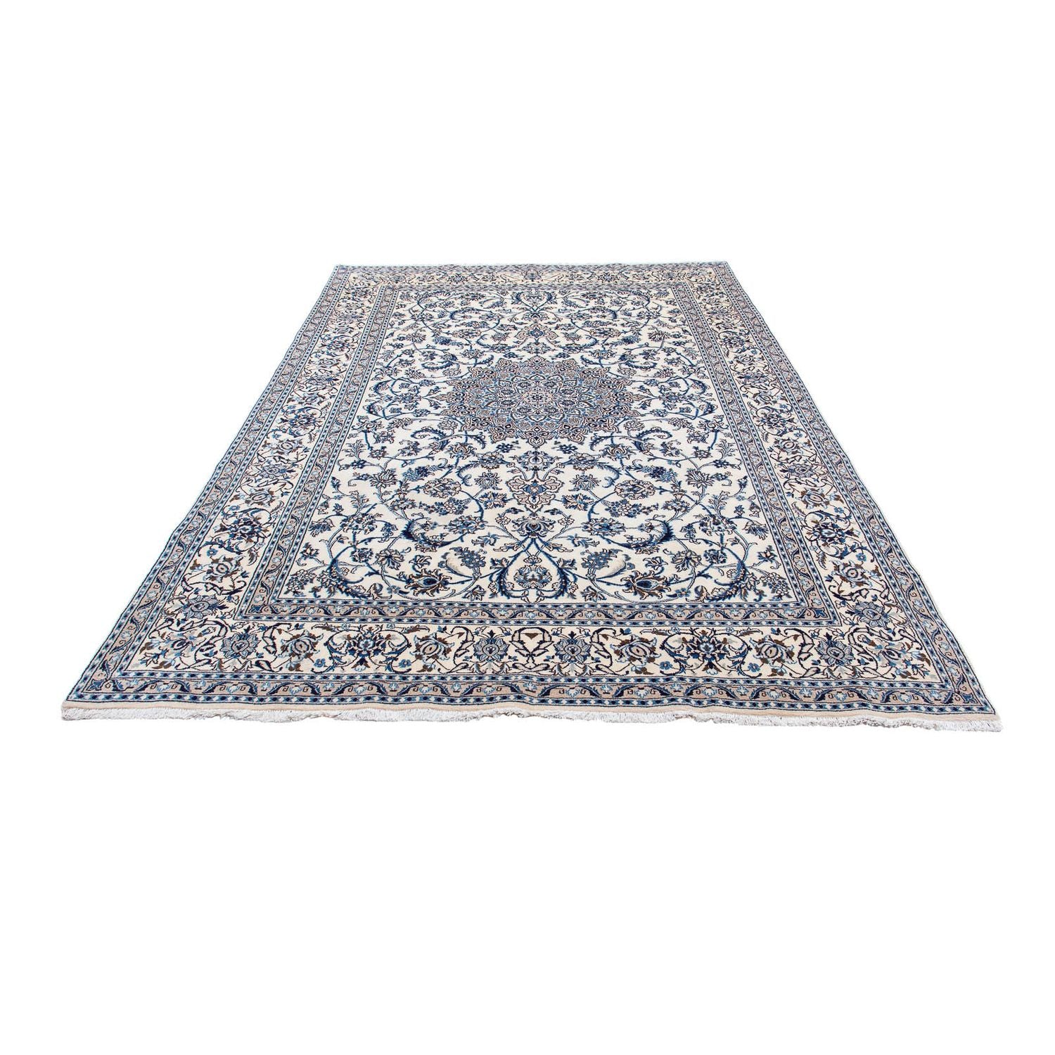 Tapis persan - Nain - 291 x 199 cm - beige