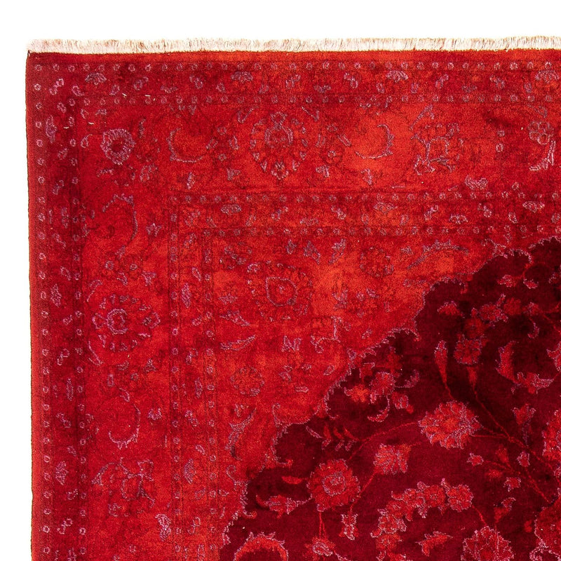 Tapis persan - Nain - 288 x 195 cm - rouge foncé