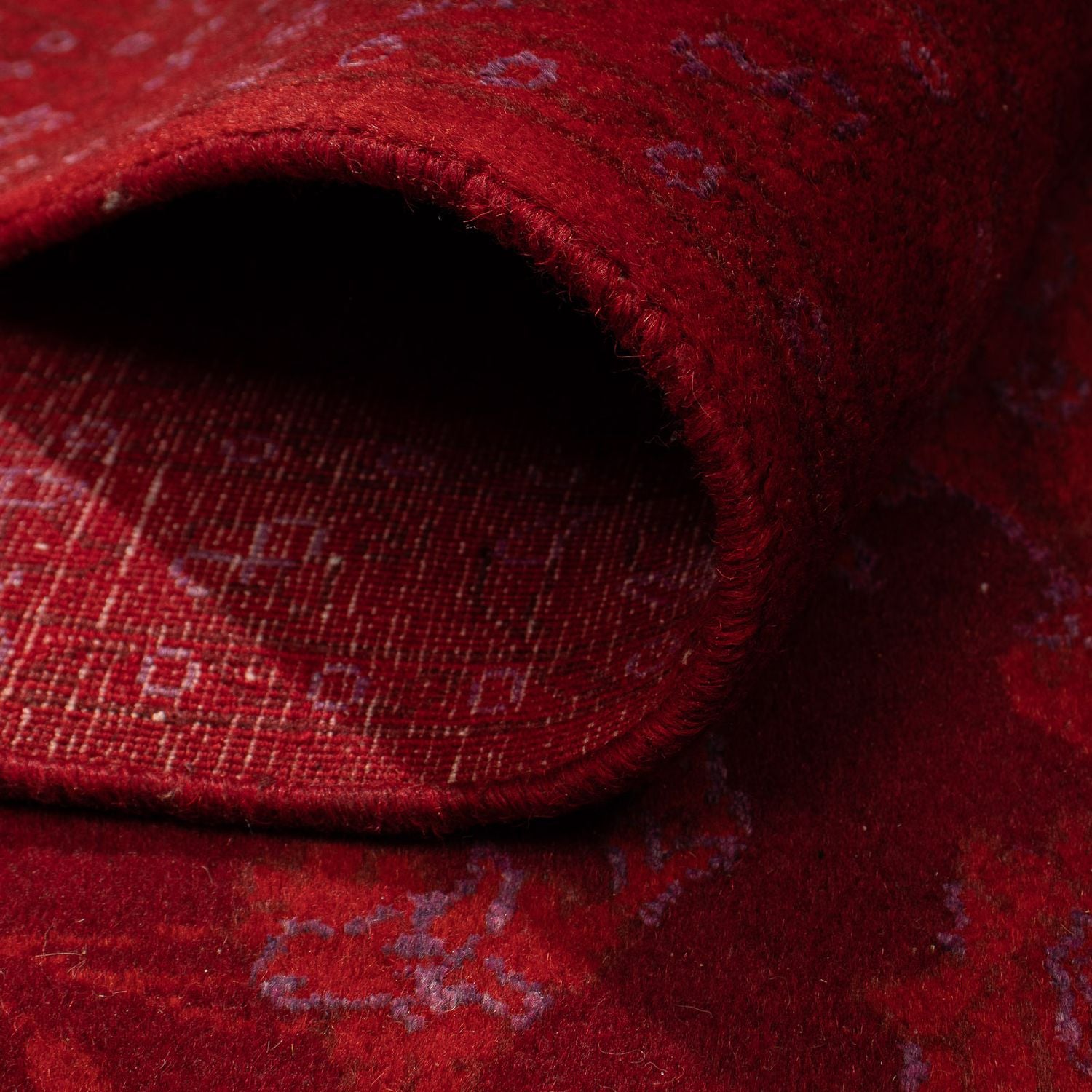 Tapis persan - Nain - 288 x 195 cm - rouge foncé