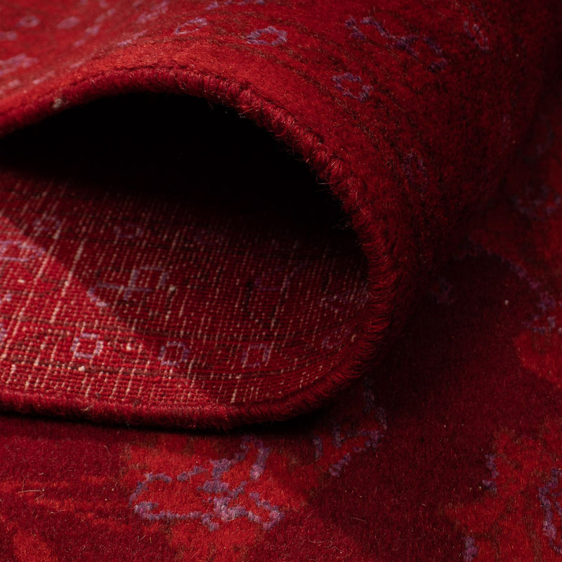Tapis persan - Nain - 288 x 195 cm - rouge foncé