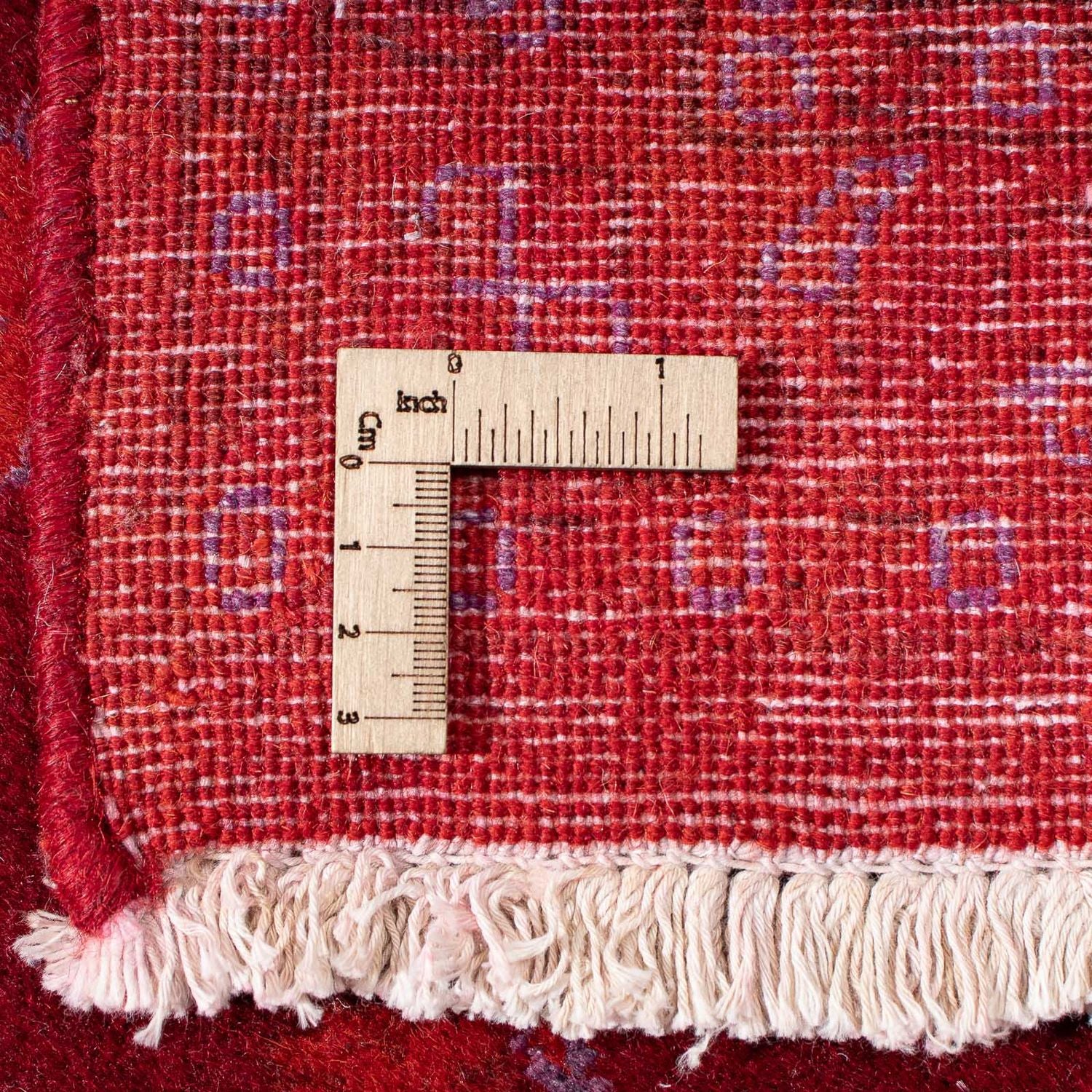 Tapis persan - Nain - 288 x 195 cm - rouge foncé