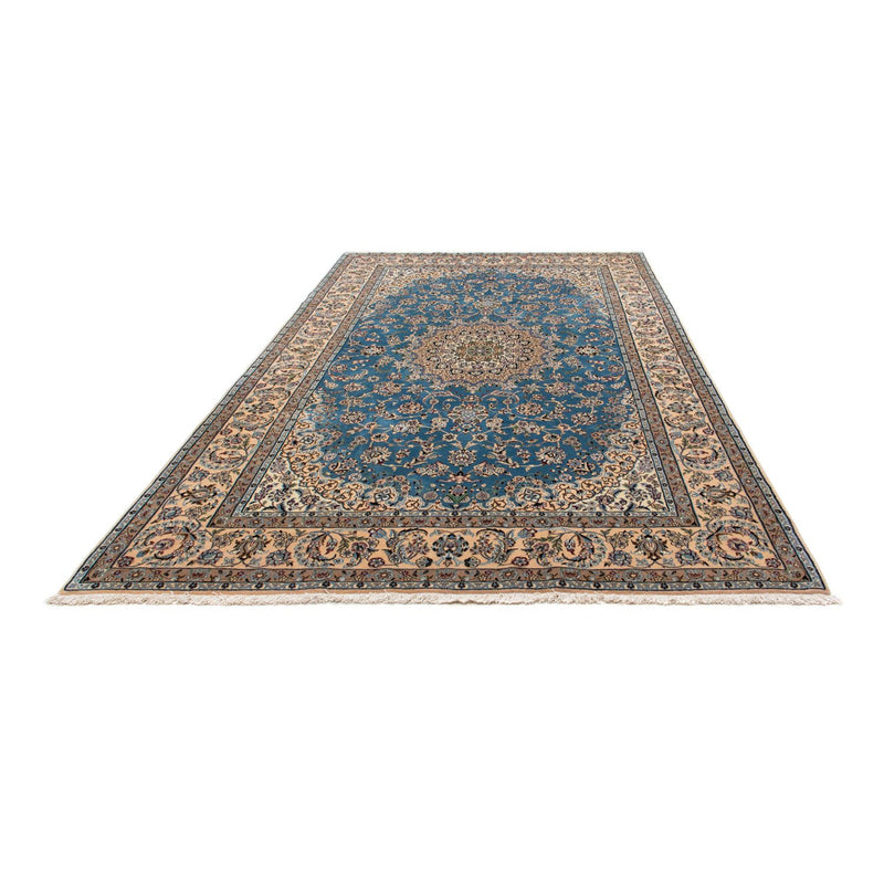 Tapis persan - Nain - 296 x 197 cm - bleu