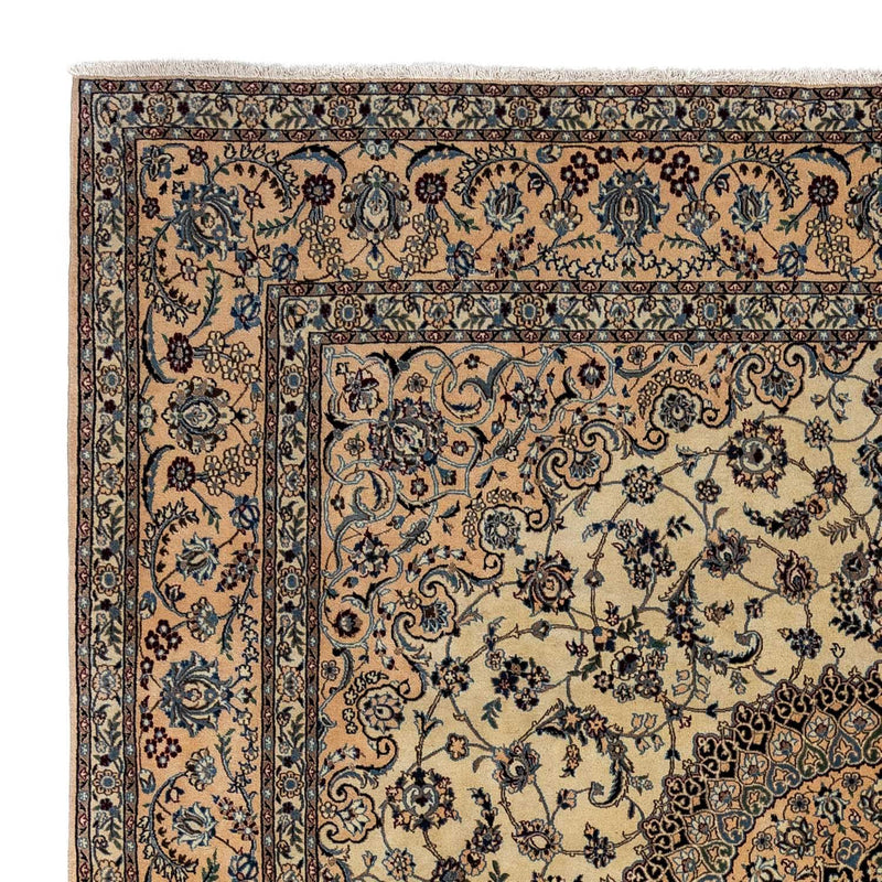 Tapis persan - Nain carré  - 307 x 296 cm - beige