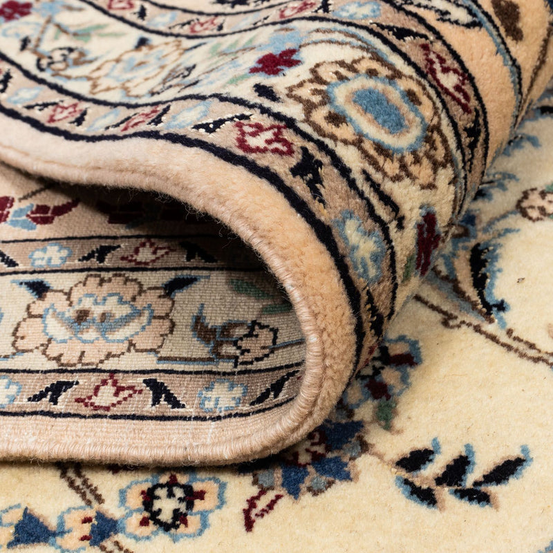 Tapis persan - Nain carré  - 307 x 296 cm - beige