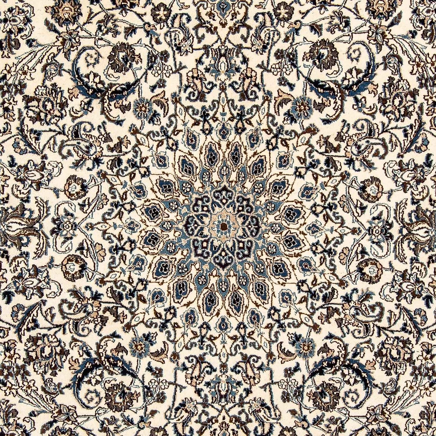 Tapis persan - Nain - 291 x 196 cm - beige