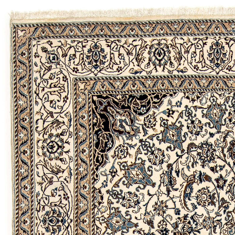 Tapis persan - Nain - 291 x 196 cm - beige