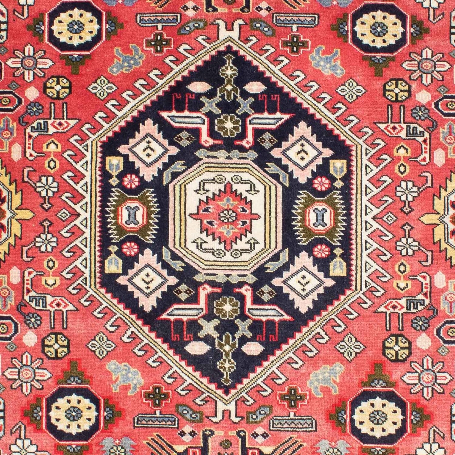 Tapis persan - Nain - 241 x 168 cm - rouge clair