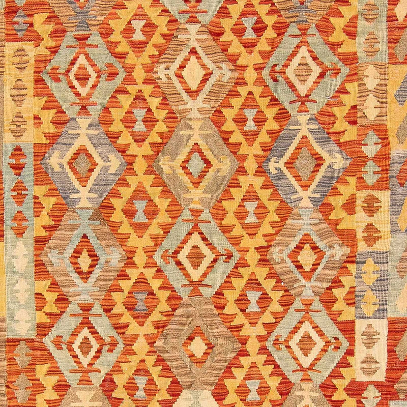 Tapis Kelim - Splash - 311 x 210 cm - multicolore
