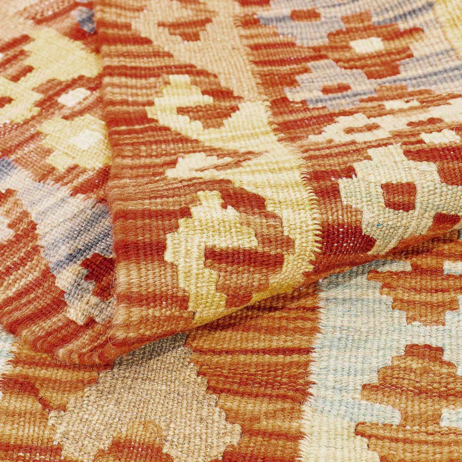 Tapis Kelim - Splash - 311 x 210 cm - multicolore