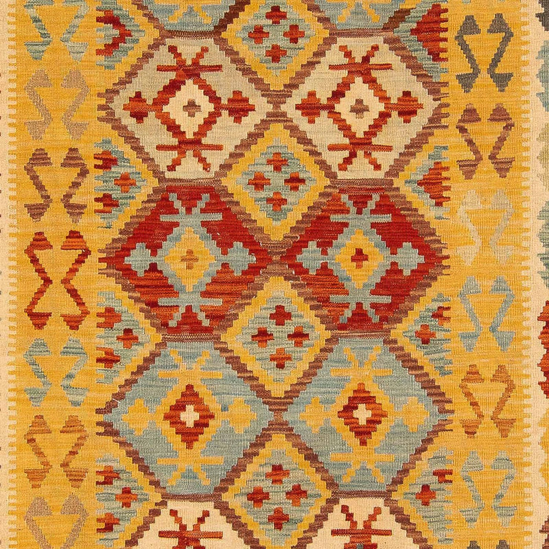Tapis Kelim - Splash - 296 x 200 cm - multicolore