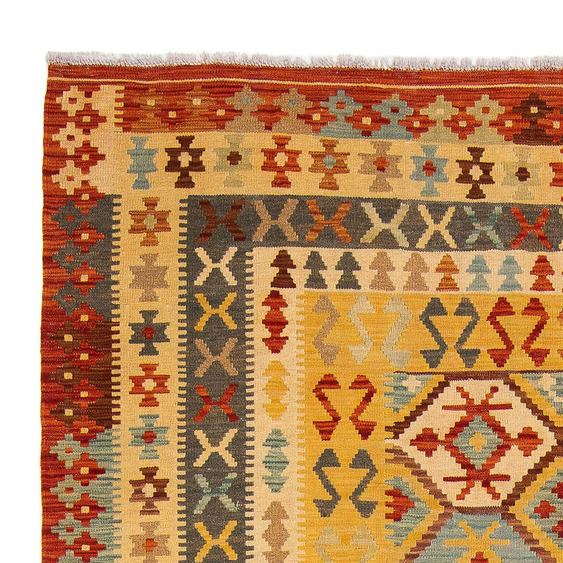 Tapis Kelim - Splash - 296 x 200 cm - multicolore