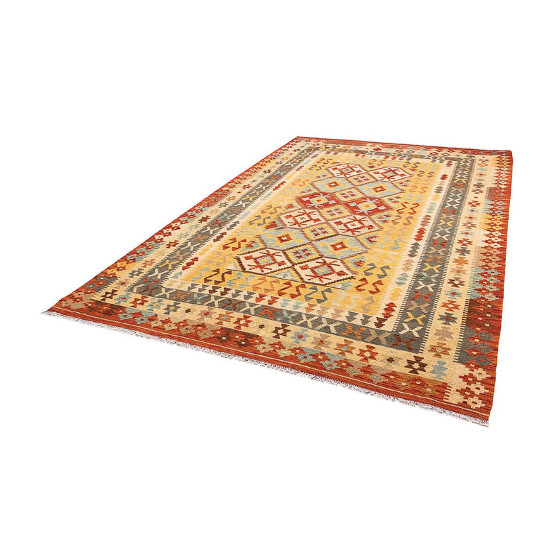 Tapis Kelim - Splash - 296 x 200 cm - multicolore
