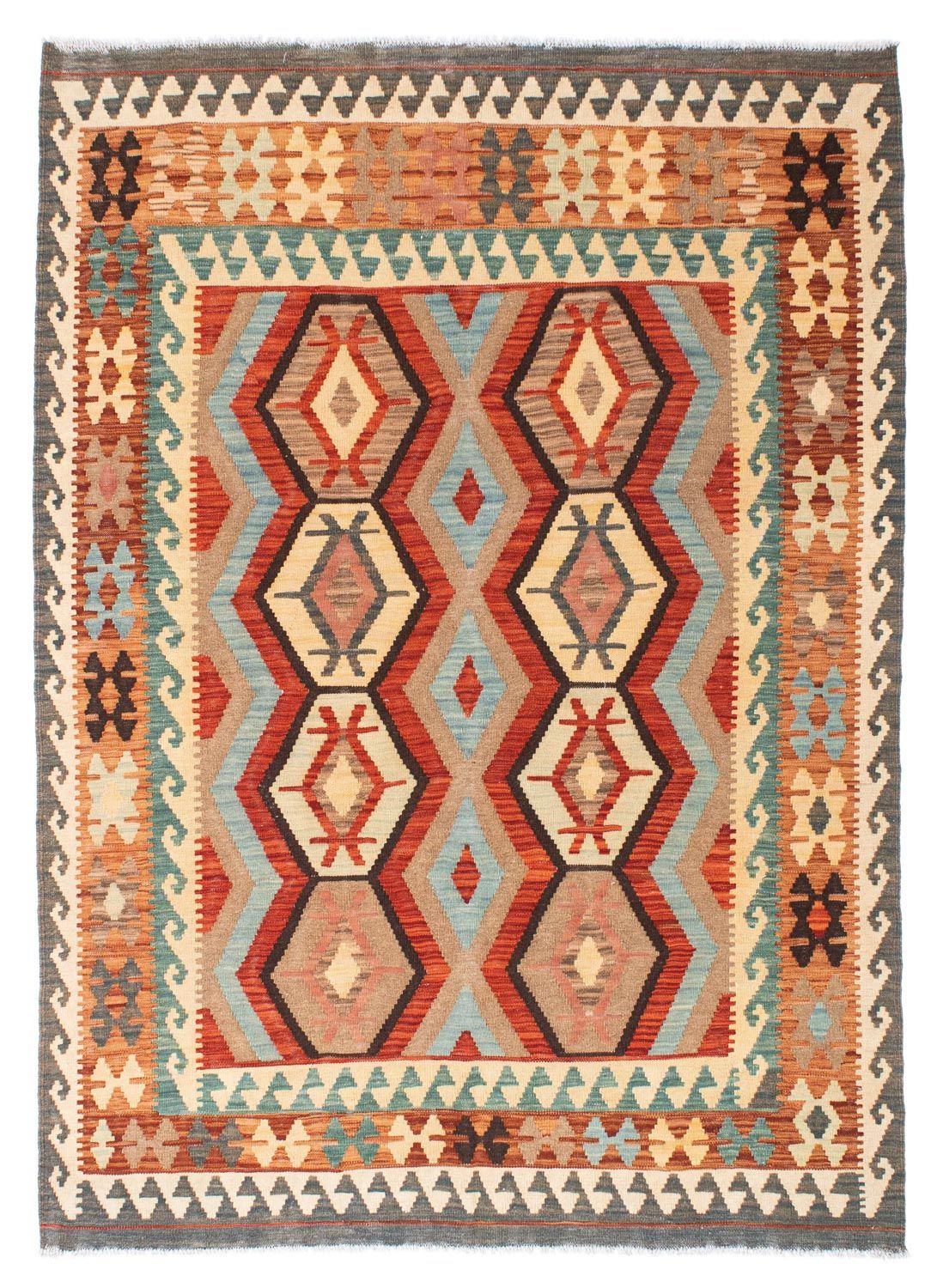 Kelim Teppich - Oriental 198 x 152 cm