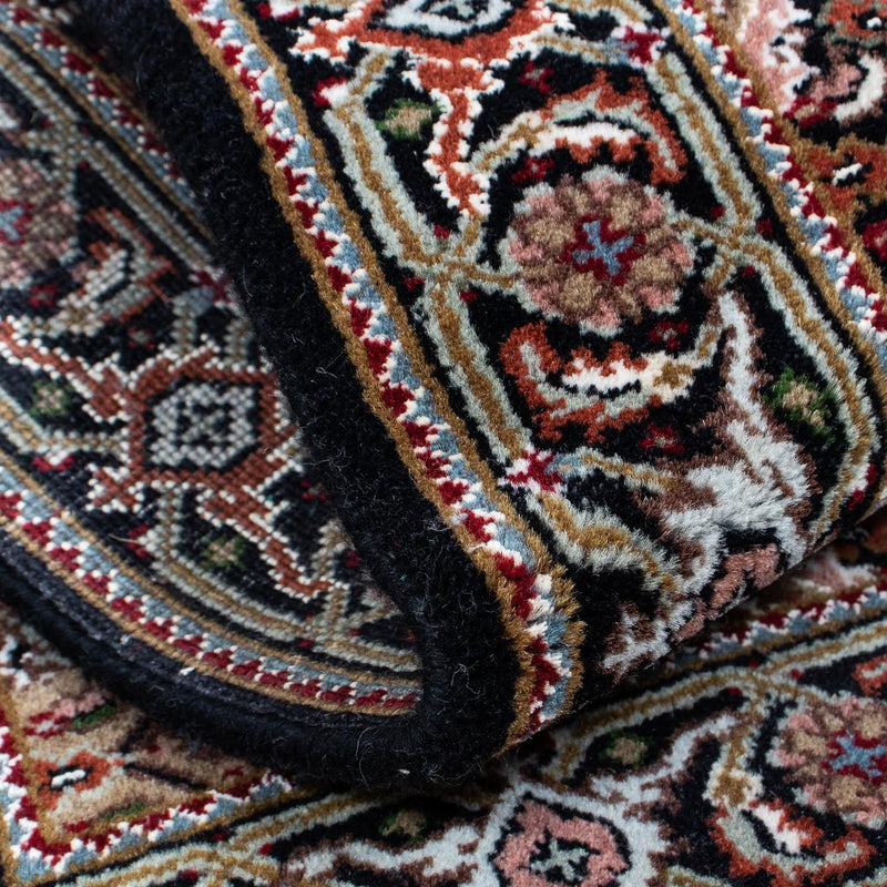 Tapis persan - Tabriz - 140 x 73 cm - bleu foncé