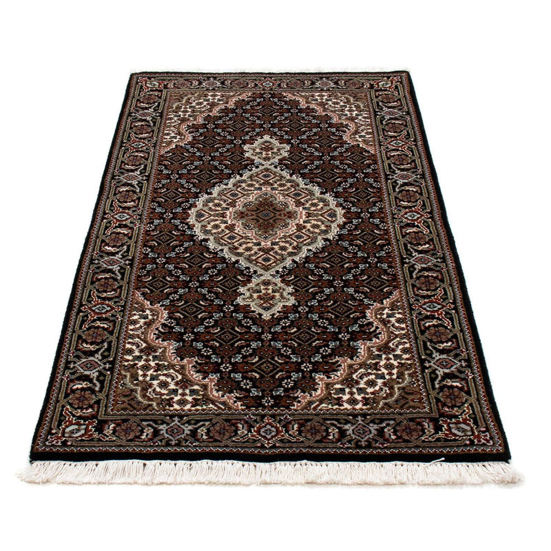 Tapis persan - Tabriz - 140 x 73 cm - bleu foncé