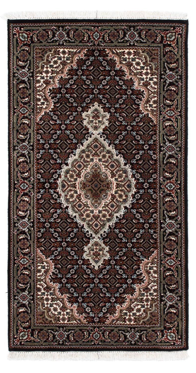 Tapis persan - Tabriz - 141 x 73 cm - bleu foncé