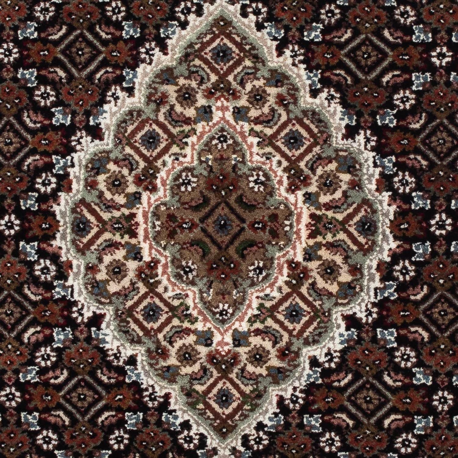 Tapis persan - Tabriz - 141 x 73 cm - bleu foncé