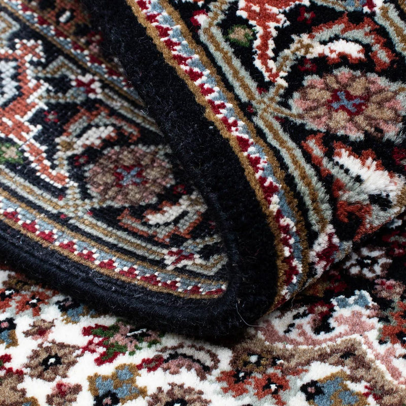Tapis persan - Tabriz - 141 x 73 cm - bleu foncé