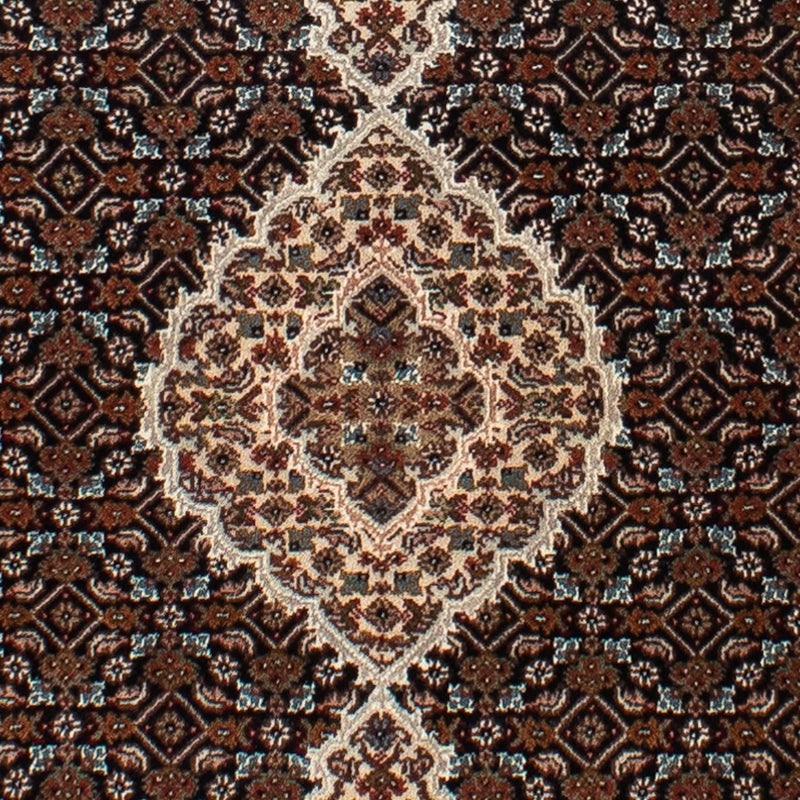 Tapis de couloir Tapis persan - Tabriz - 251 x 82 cm - bleu foncé