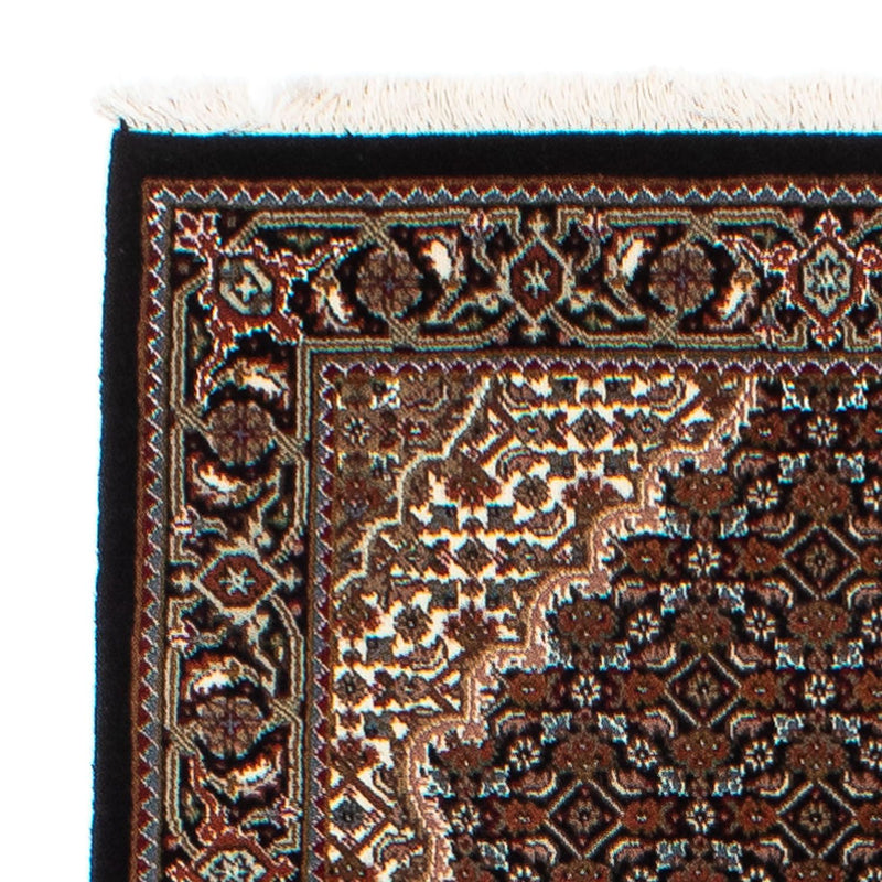 Tapis de couloir Tapis persan - Tabriz - 251 x 82 cm - bleu foncé