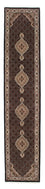 Tapis de couloir Tapis persan - Tabriz - 401 x 82 cm - bleu foncé