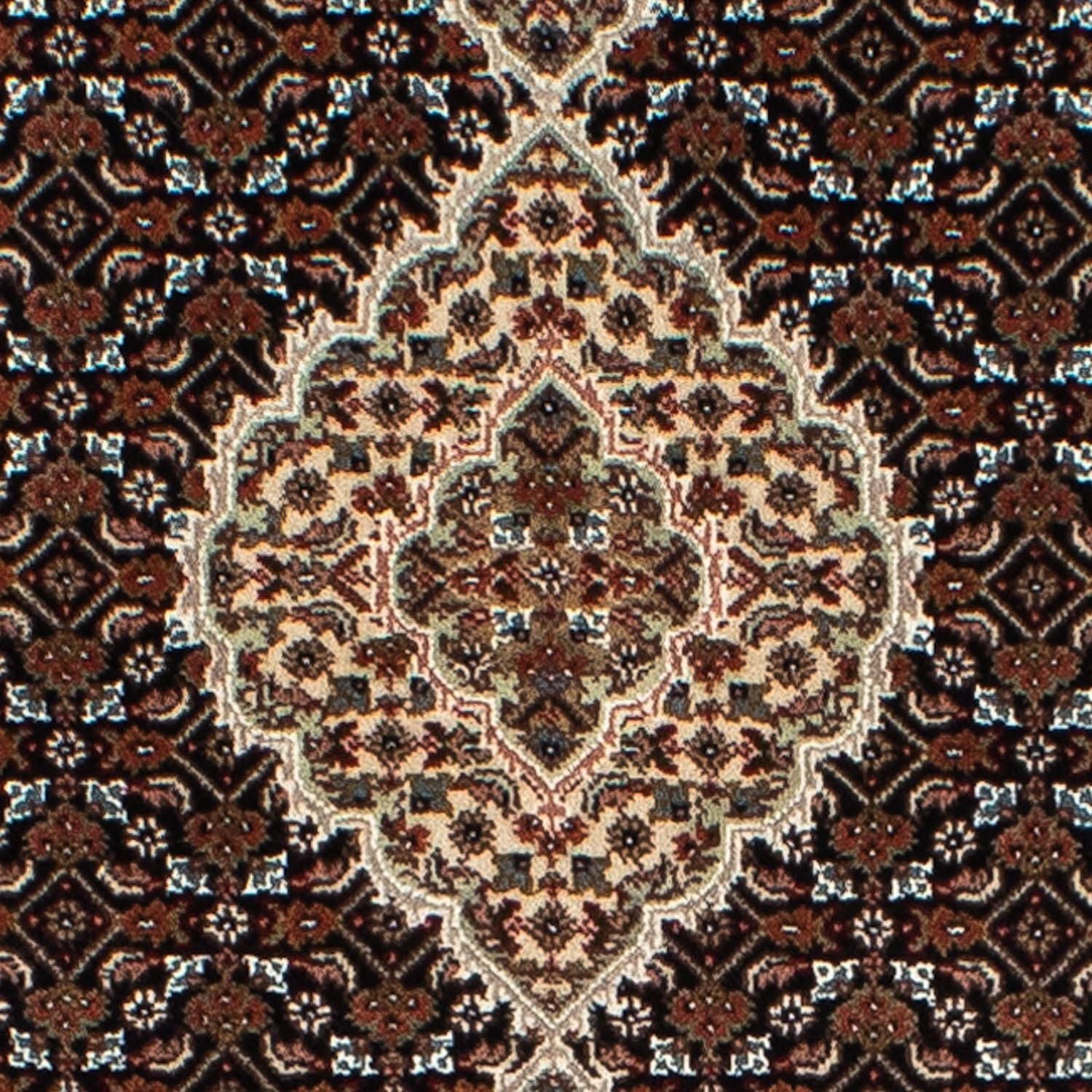 Tapis de couloir Tapis persan - Tabriz - 401 x 82 cm - bleu foncé