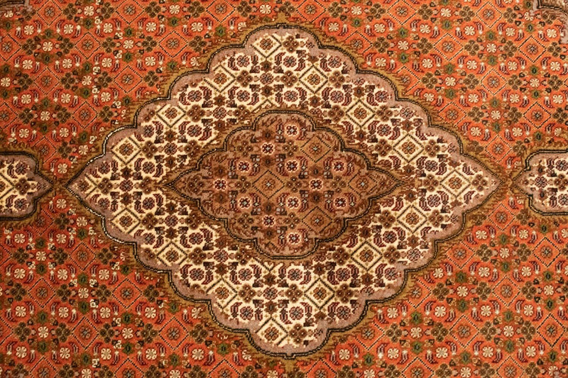 Tapis persan - Tabriz - 205 x 145 cm - rouille