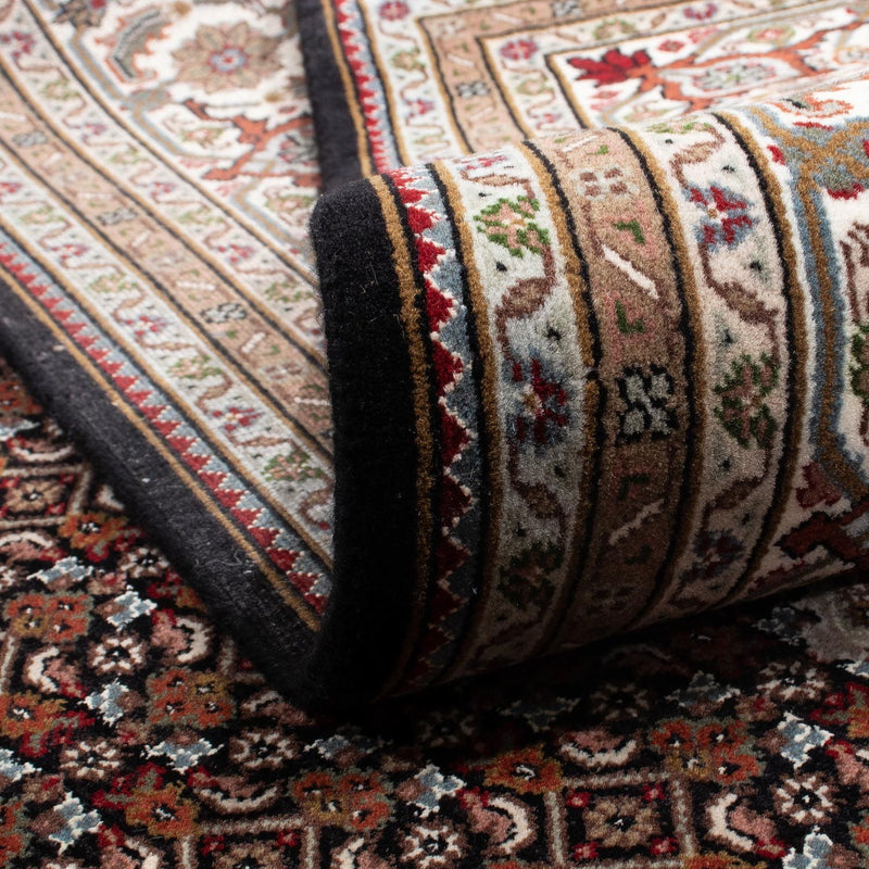 Tapis persan - Tabriz - 253 x 203 cm - bleu foncé