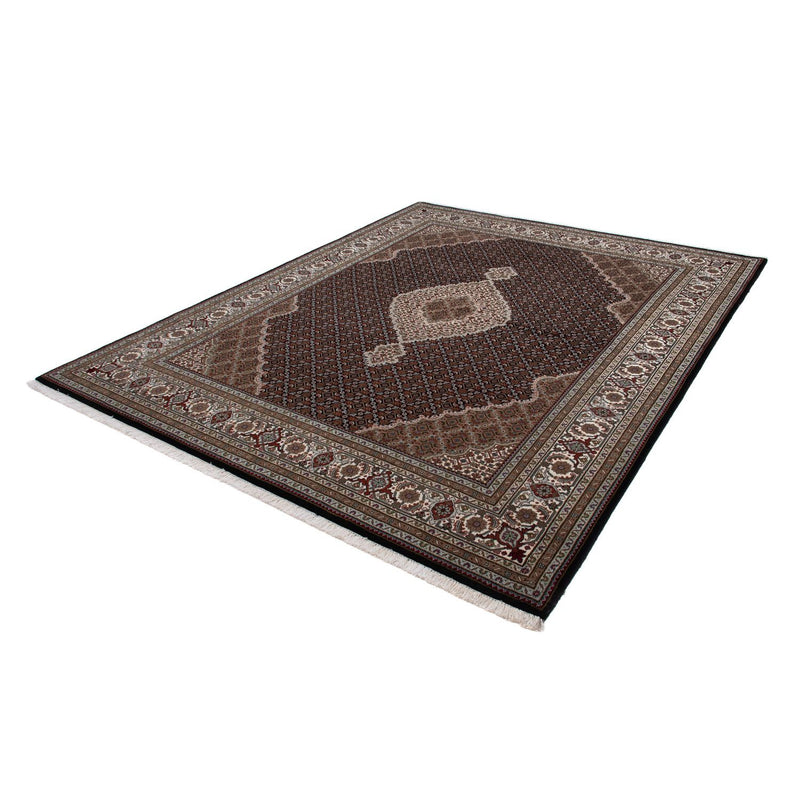 Tapis persan - Tabriz - 253 x 203 cm - bleu foncé