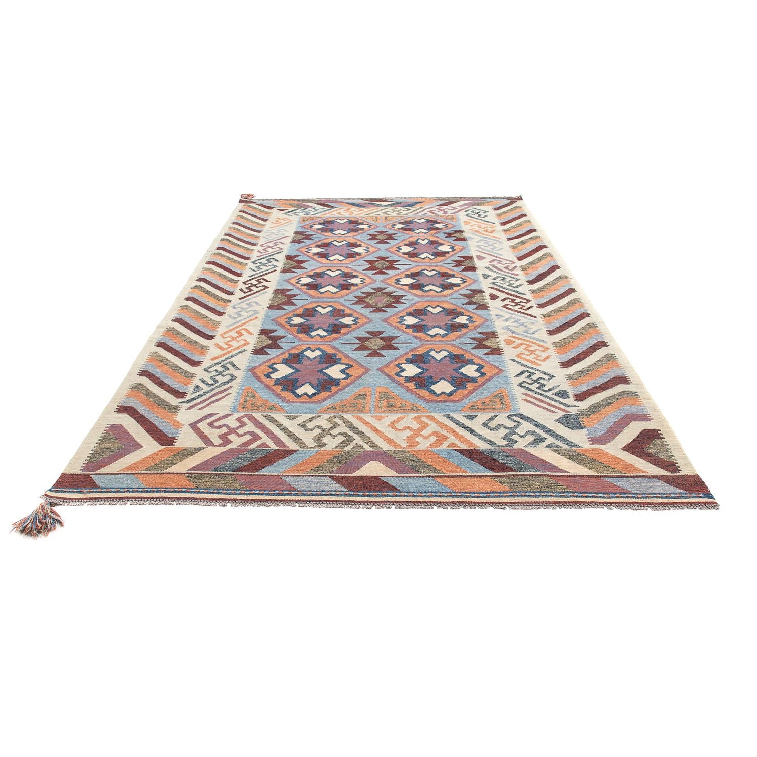 Tapis Kelim - Tendance - 300 x 192 cm - multicolore